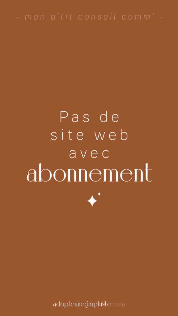 pas site web abonnement