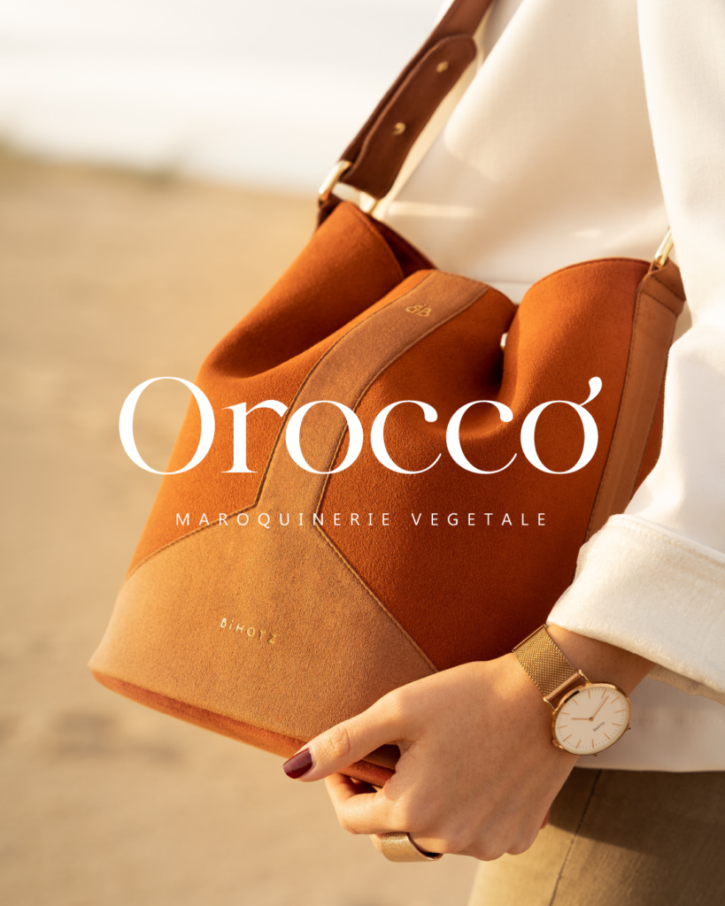 identite visuelle maroquinerie orocco sac main