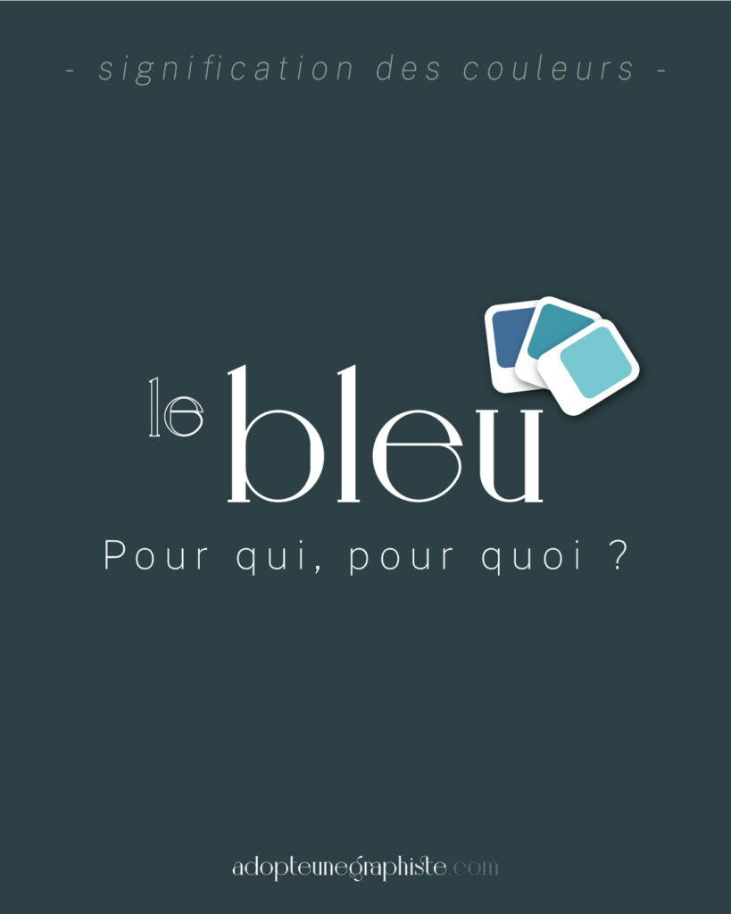 exemple palette couleur bleu