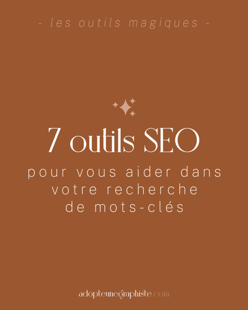 outils seo recherche mots-clés