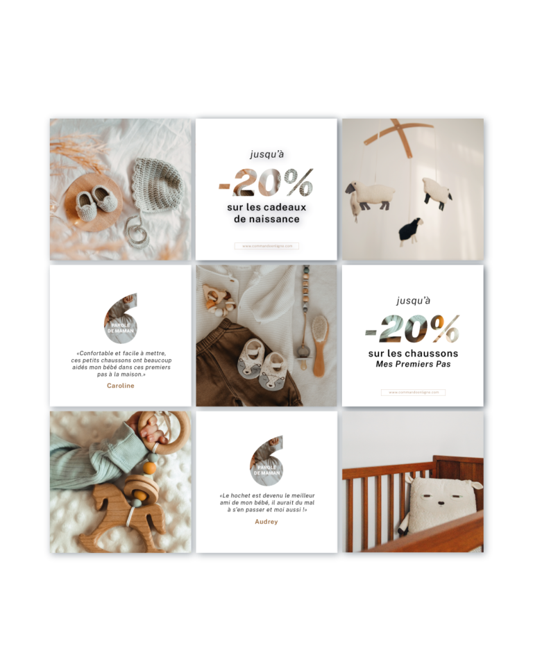  3 exemples de feed instagram originaux et modernes