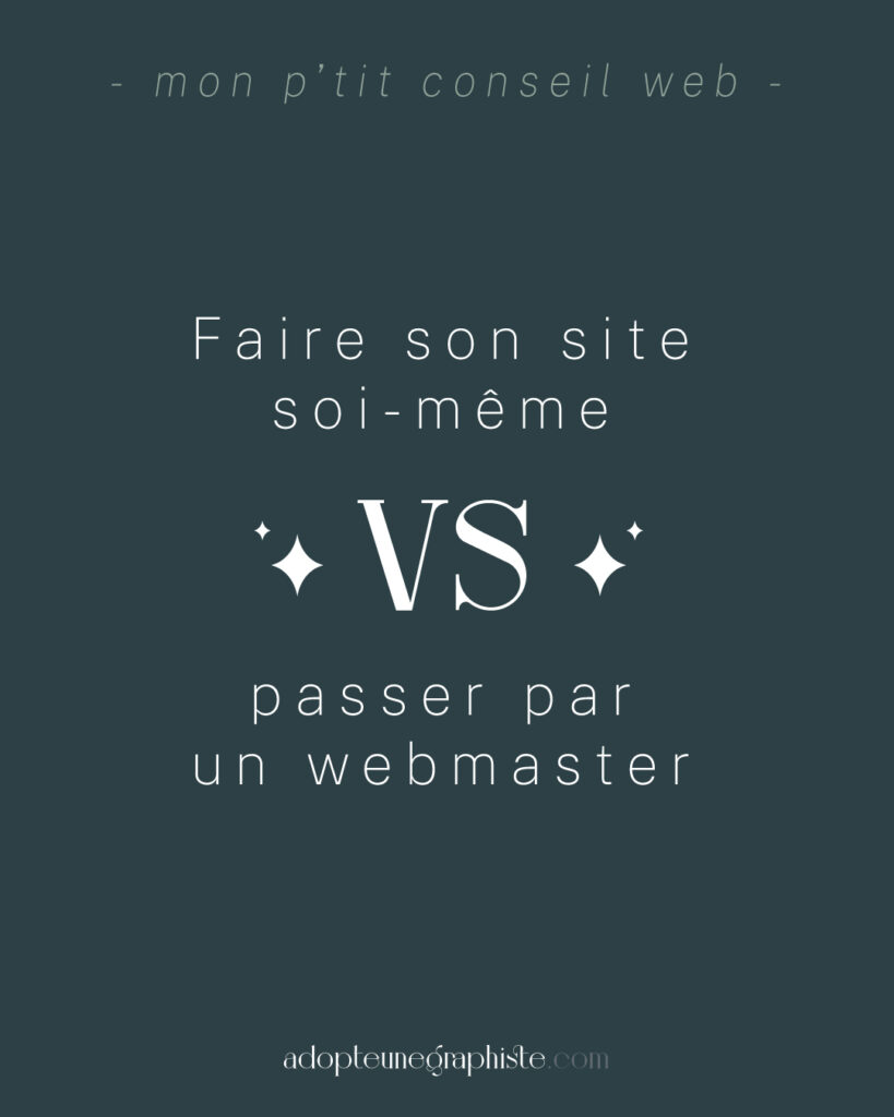 creer site web soi-meme passer webmaster