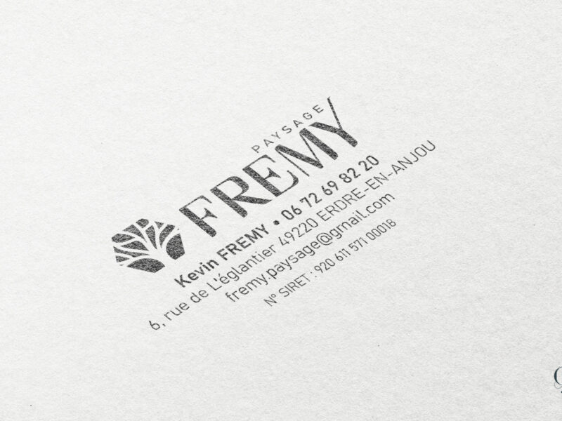 fremy1 tampon fremy paysage identité visuelle logo paysagiste angers maine et loire