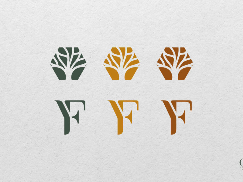 fremy8 sigle arbre initiales logo paysagiste angers loire ouest