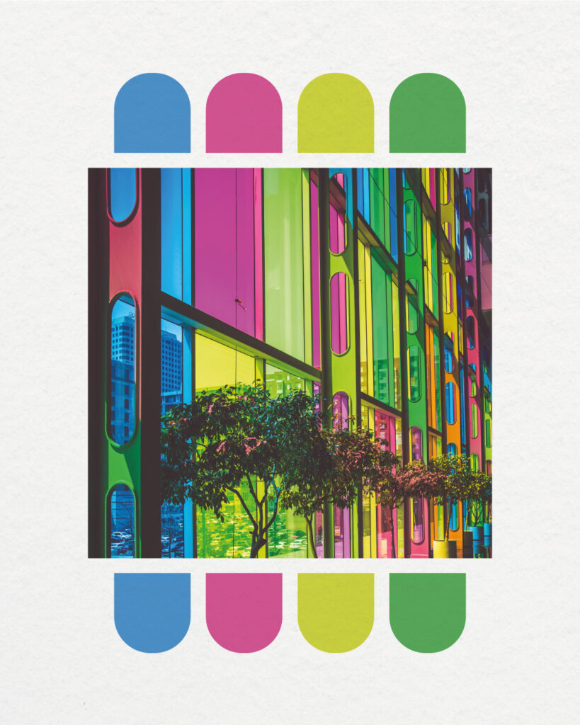 couleurs-eclatantes3 tendances design 2023 palette couleur éclatante