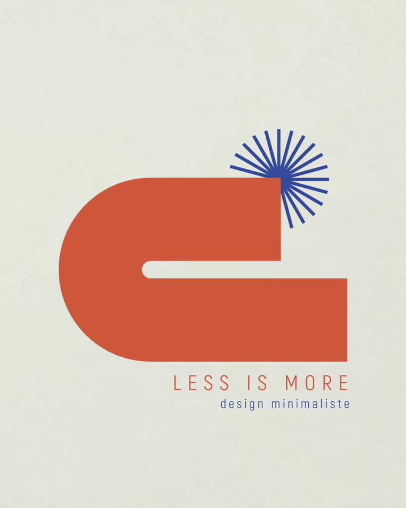 minimalisme1 tendance graphique 2023 minimalisme less is more