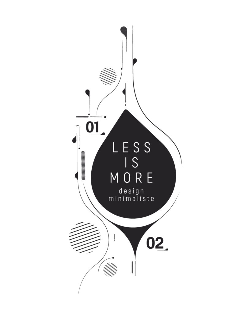 minimalisme3 tendance graphique 2023 minimalisme less is more