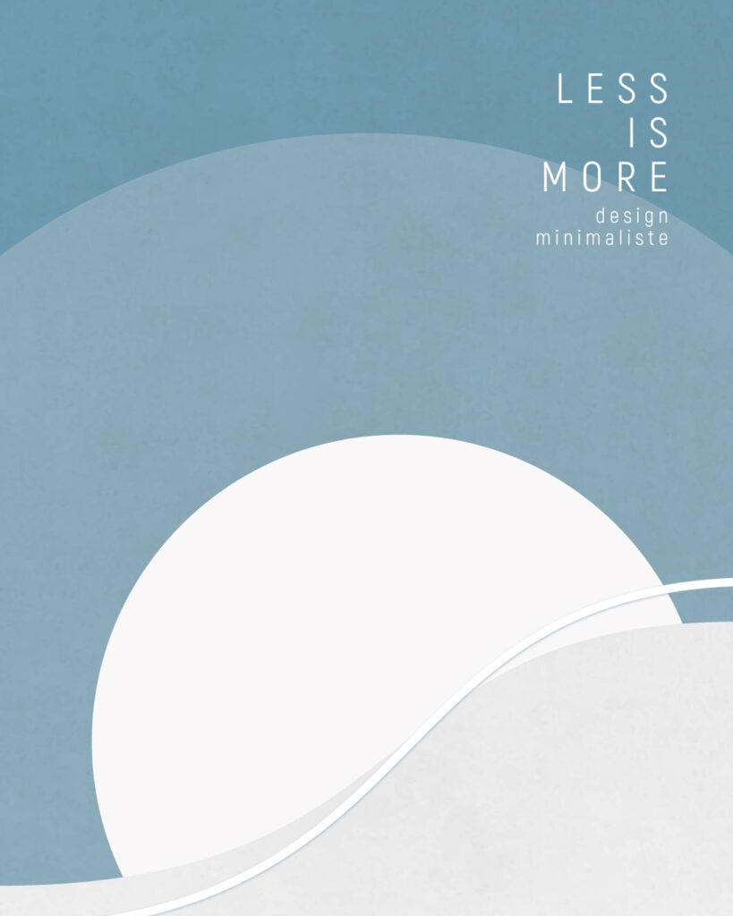 minimalisme4 tendance graphique 2023 minimalisme less is more