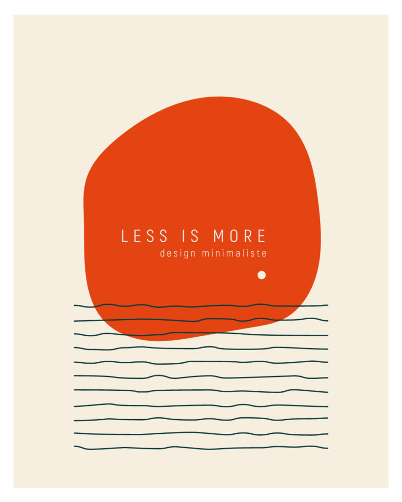 minimalisme5 tendance graphique 2023 minimalisme less is more