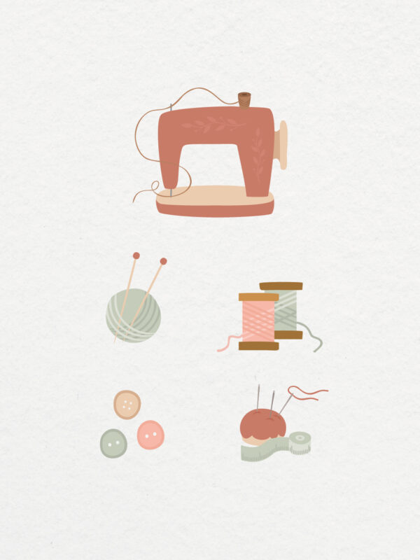 aupointbrillant-centre7 elements graphiques illustrations mercerie