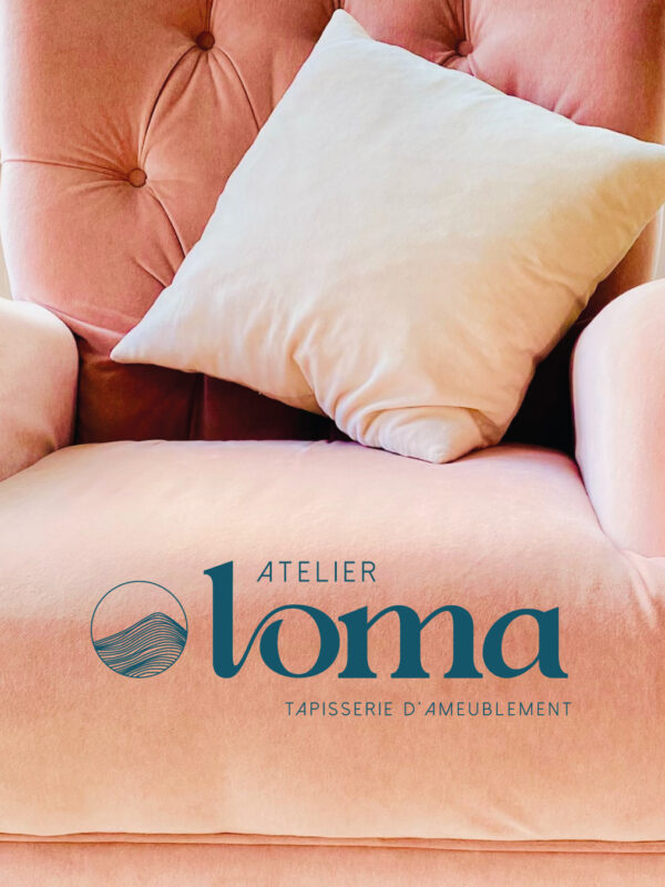 droite6 logo identité visuelle atelier loma tapisserie d'ameublement
