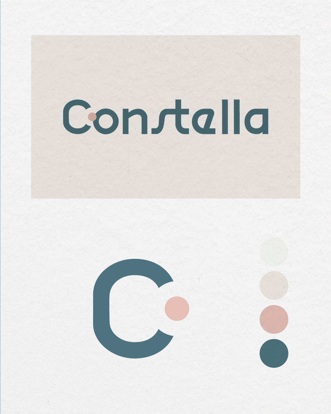 logo identite visuelle constella consultante rh formation professionnelle