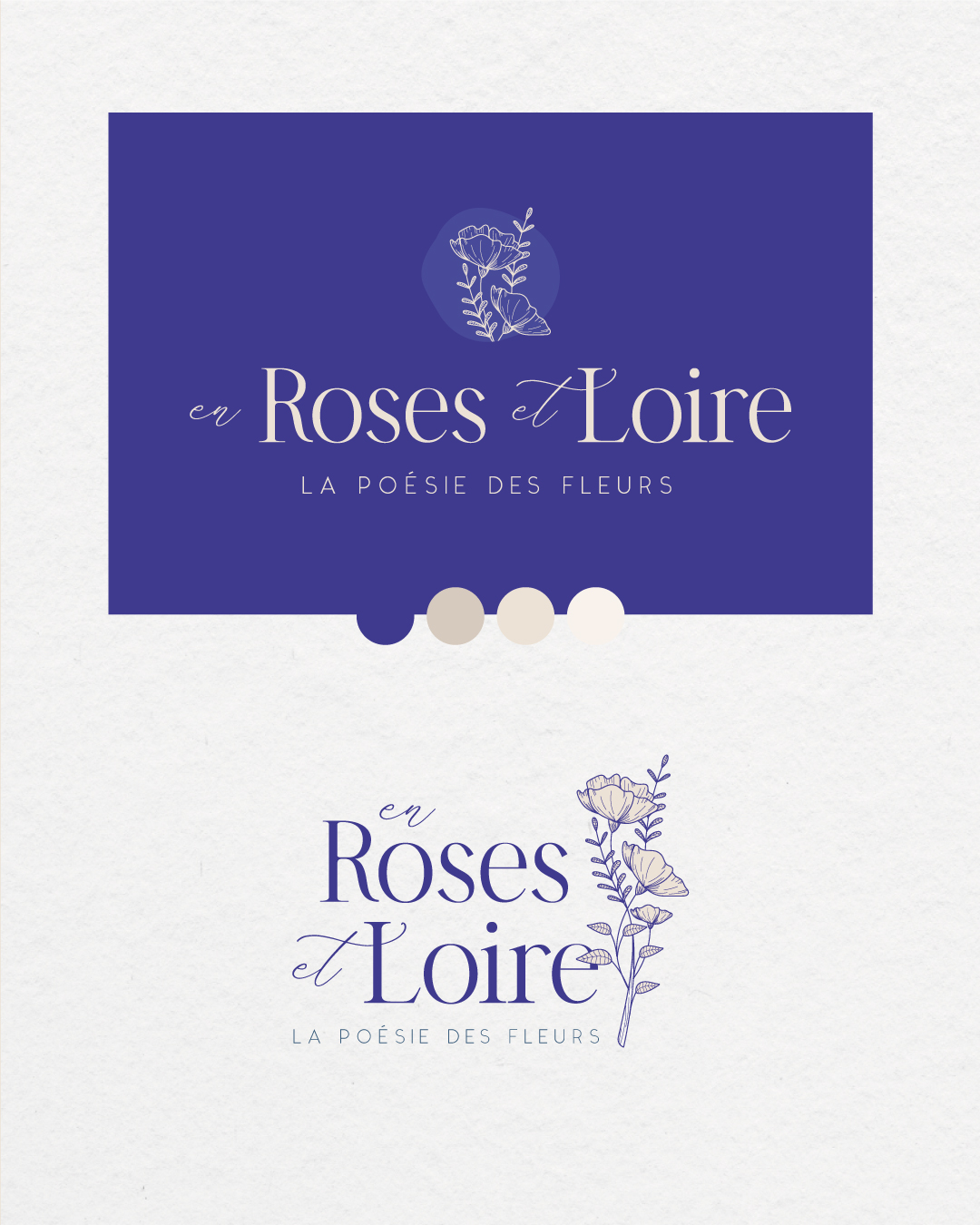logo identite visuelle fleuriste angers