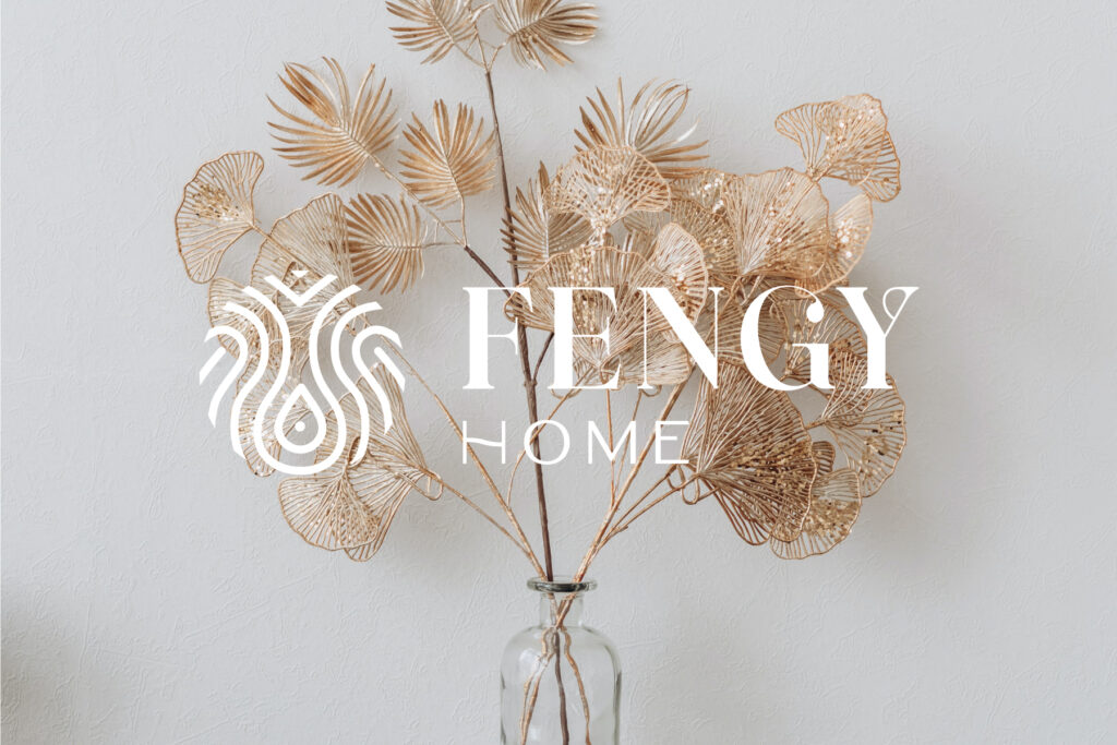 fengyhome_ identité visuelle logo objets décoration interieur maison moderne