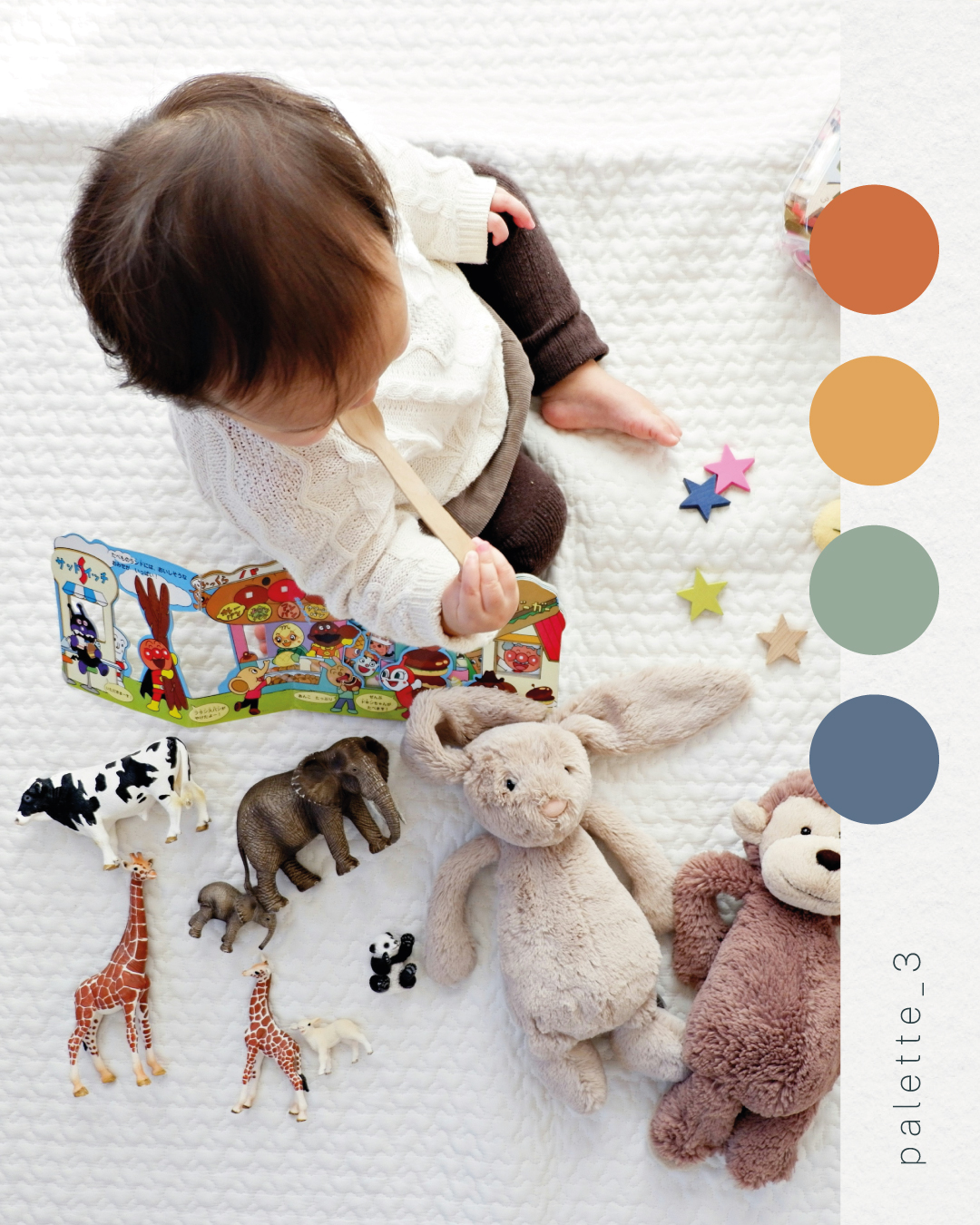 exemple palette couleur boutique magasin marque enfants jouets vetements