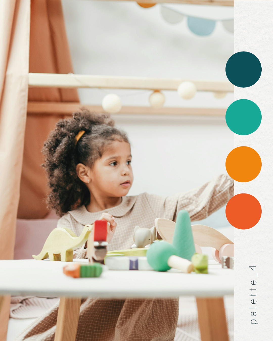 exemple palette couleur boutique magasin marque enfants jouets vetements