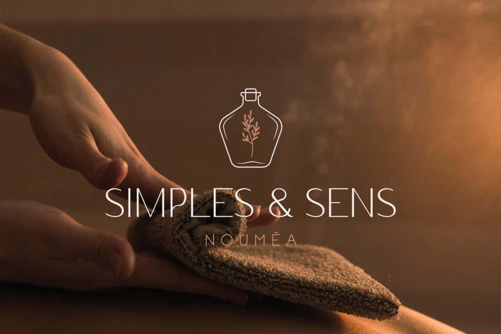simplesetsens8 identité visuelle logo massage atelier aromathérapie nouméa nouvelle calédonie