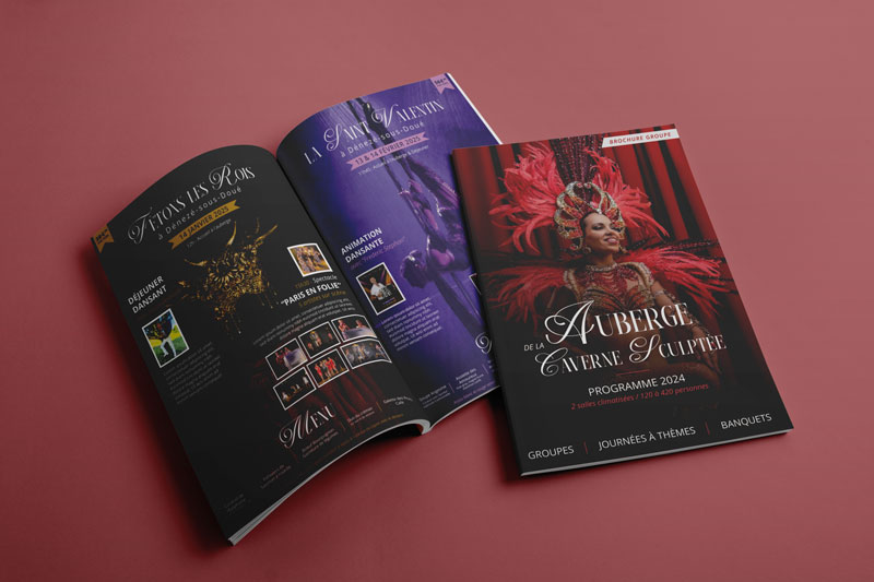 création d'un catalogue d'évènements pour une auberge dans le maine et loire