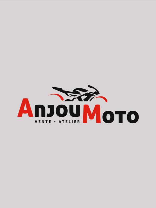 ANJOU MOTOelements graphiques logo identité visuelle anjou moto atelier vente pieces detachees 49