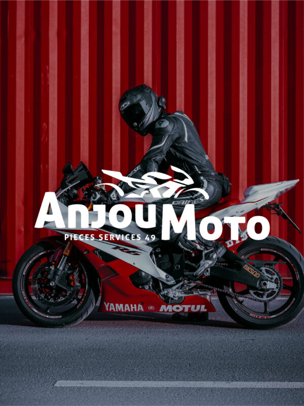 ANJOU MOTOlogos et sigles sur photo_2 logo identité visuelle anjou moto atelier vente pieces detachees 49