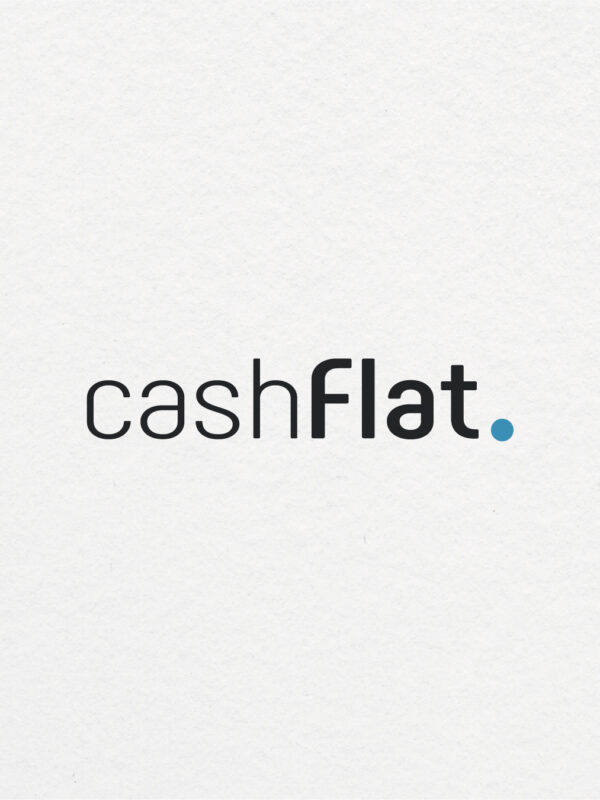 CASHFLATLogo principal logo identite visuelle site estimation vente vehicules collection
