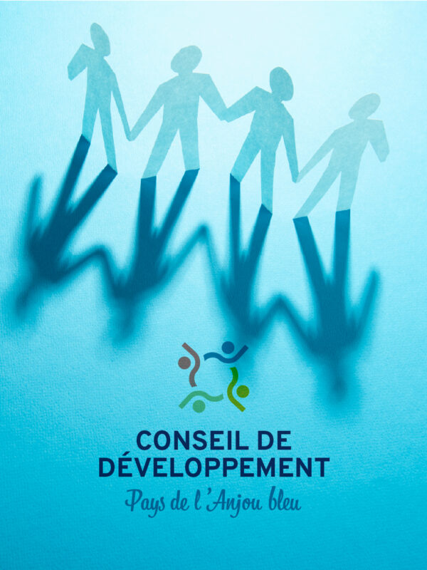 CODEVlogos et sigles sur photo logo charte codev conseil de developpement pays de l'anjou bleu